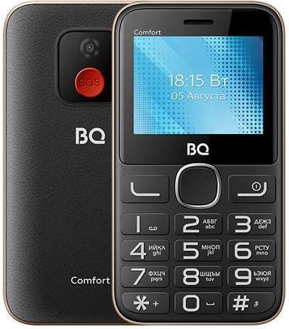 

Мобильный телефон BQ-Mobile BQ 2301 Comfort Black/Gold [86187318], BQ 2301 Comfort