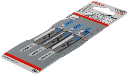 

Набор оснастки Bosch 2608631674 (3 предмета), Полотно для пилы Bosch T118G Basic for Metal 3шт 2.608.631.674