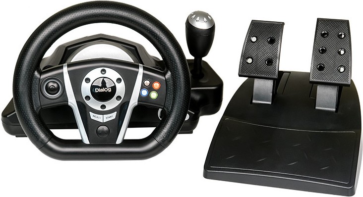 

Игровой контроллер Dialog GranTourismo, Игровой руль Dialog GranTourismo GW-135VR