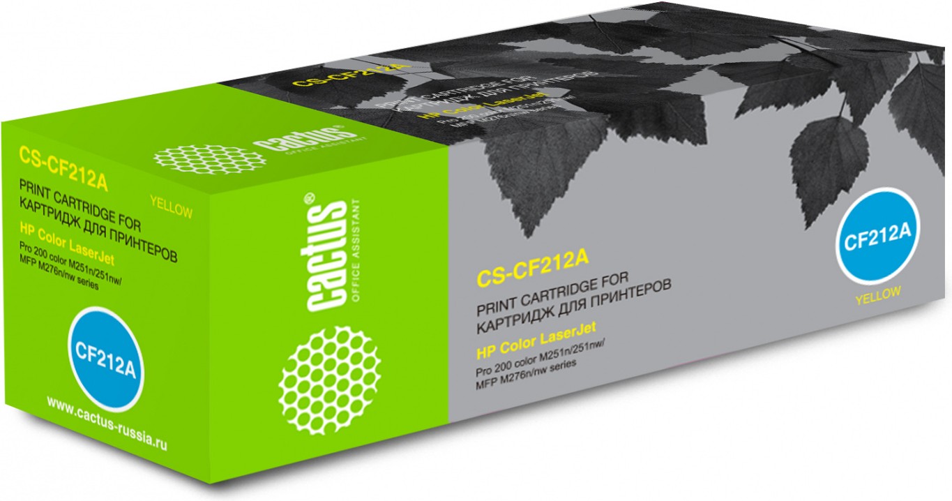 

Картридж Cactus CS-CF212A Yellow