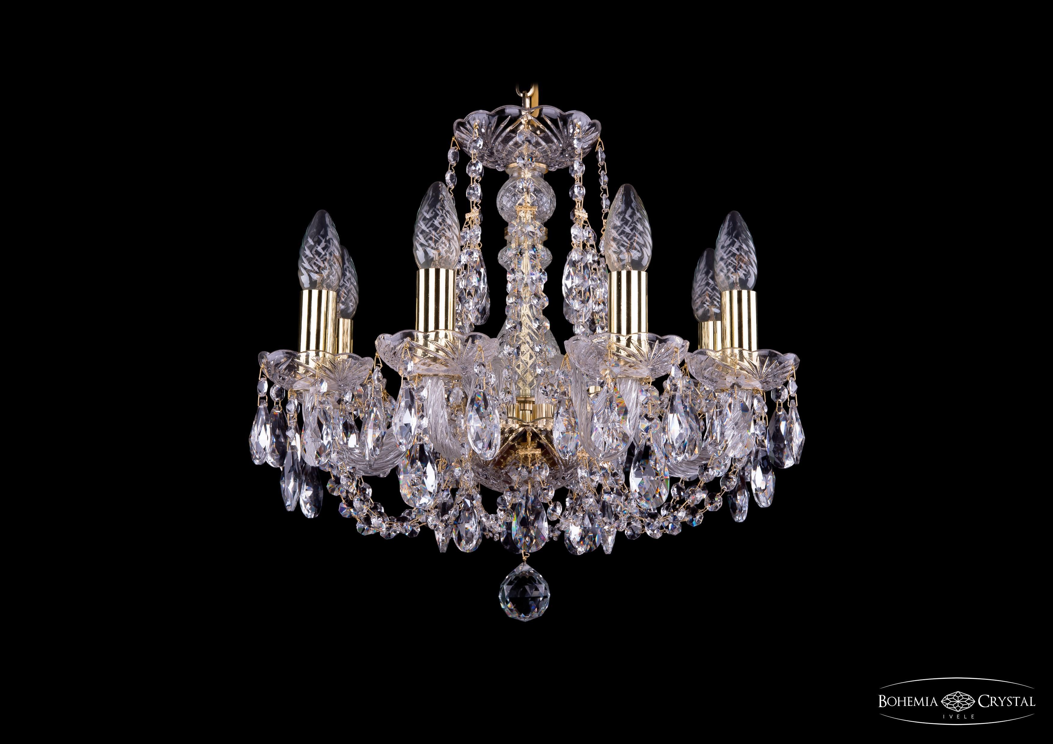 

Подвесная люстра Bohemia Ivele Crystal 1406/8/141/G