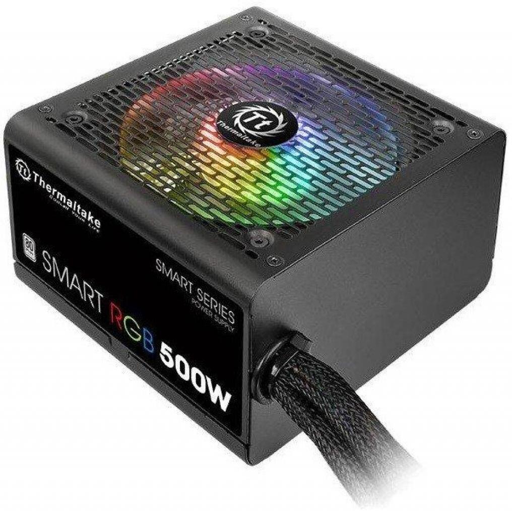 

Блок питания Thermaltake Smart 500W [PS-SPR-0500NHSAW], Блок питания для компьютеров Thermaltake Smart 500W PS-SPR-0500NHSAW