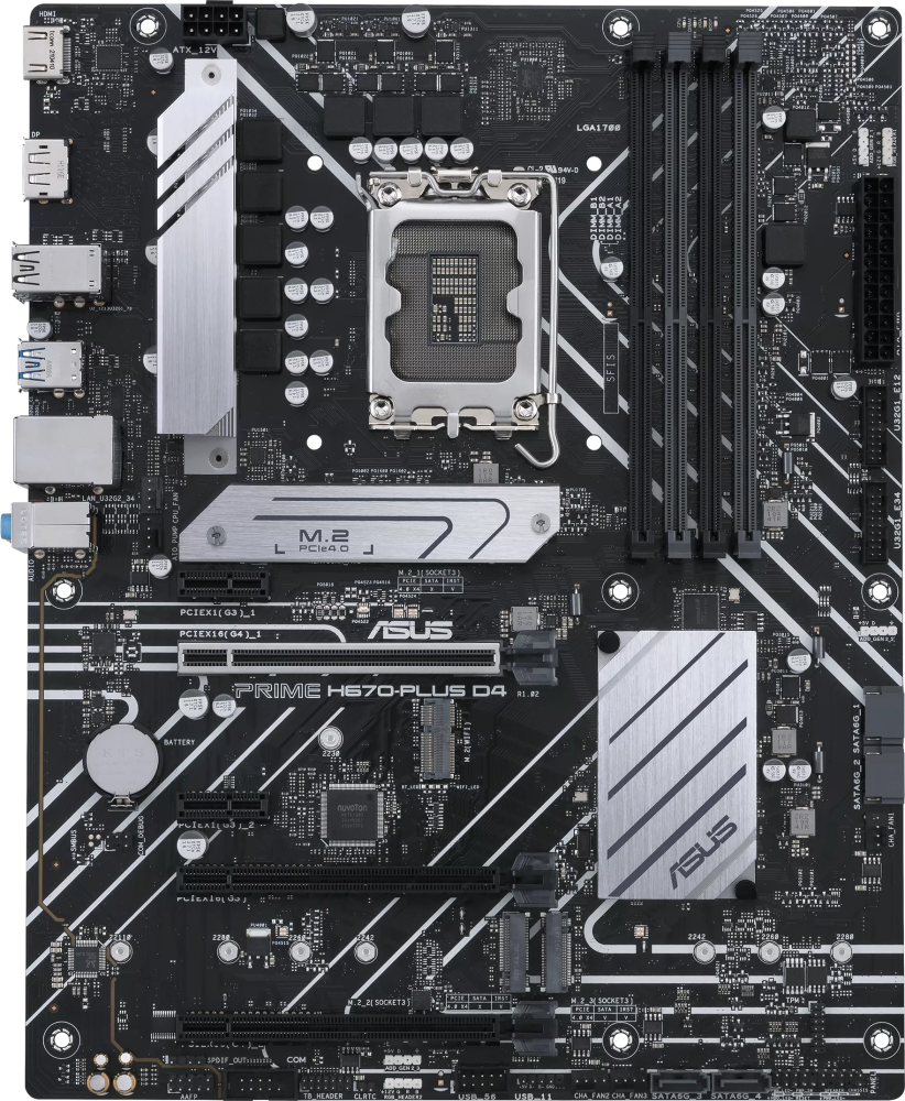 

Материнская плата ASUS PRIME H670-PLUS D4 [90MB18W0-M0EAY0], Материнская плата ASUS Prime H670-PLUS D4