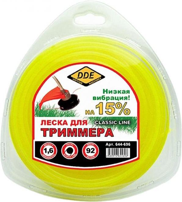 

Леска для триммера DDE 1.6 92 м круг [644-696], 1.6 92 м круг