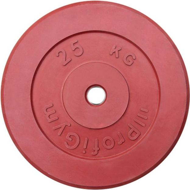 

Диск для штанги ProfiGym обрезиненный d 31 мм 25,0 кг красный [425], обрезиненный d 31 мм 25,0 кг