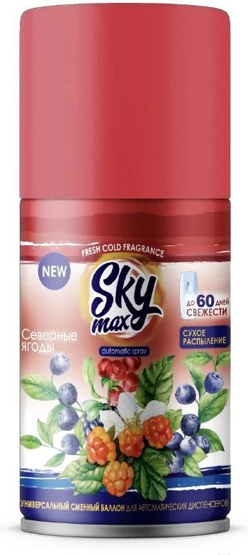 

Сменный баллон Sky Max северные ягоды 250мл