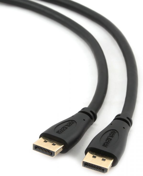 

Кабель Cablexpert CC-DP2-10, Cablexpert DisplayPort CC-DP2-10, v1.2, 3м, 20M/20M, черный, экран, пакет