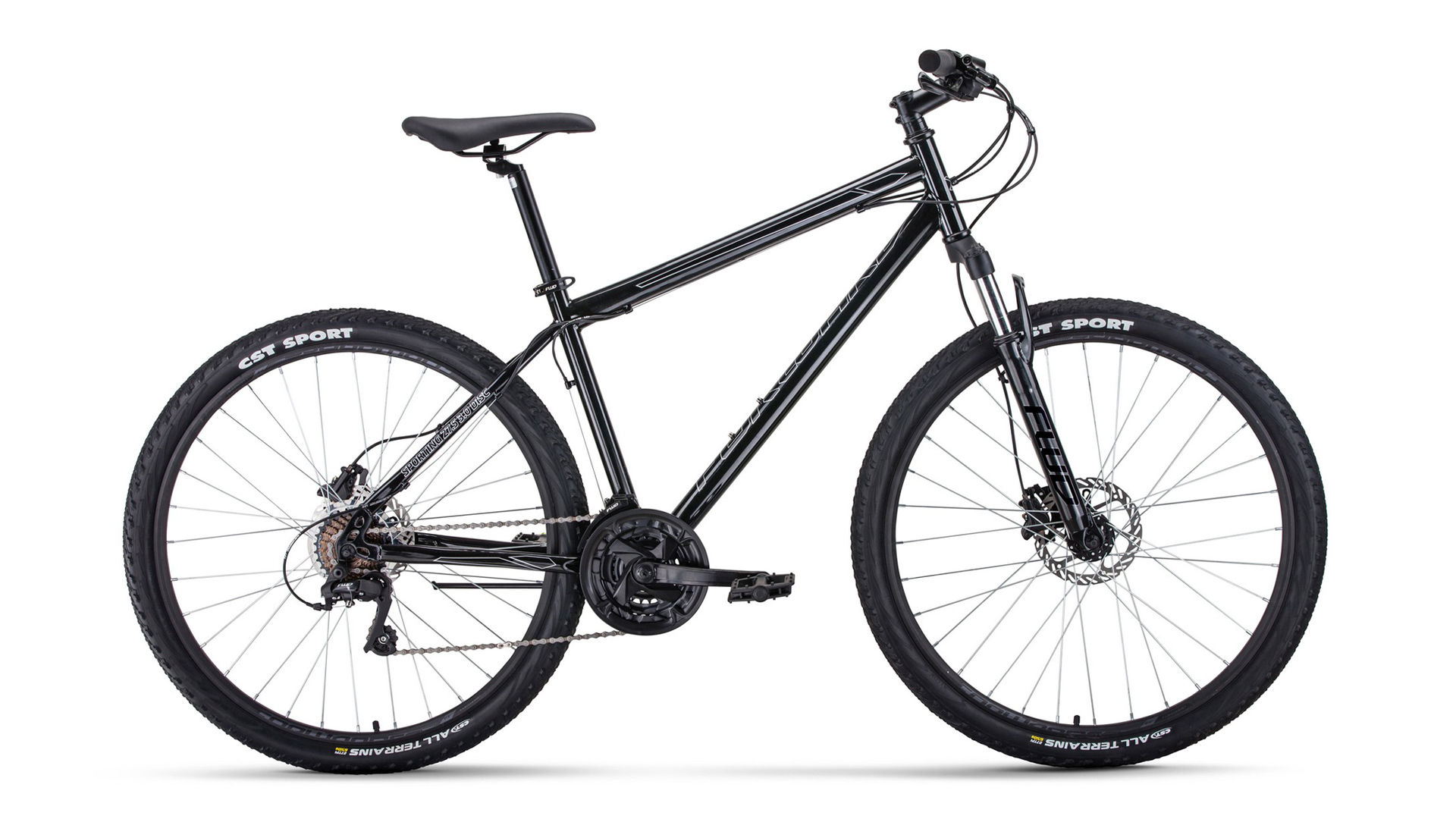 

Велосипед Forward Sporting 27.5'' 3.0 Disc рама 17 дюймов 2020 черный [RBKW0MN7Q002], Sporting 27.5 3.0 Disc 2020 17 дюймов