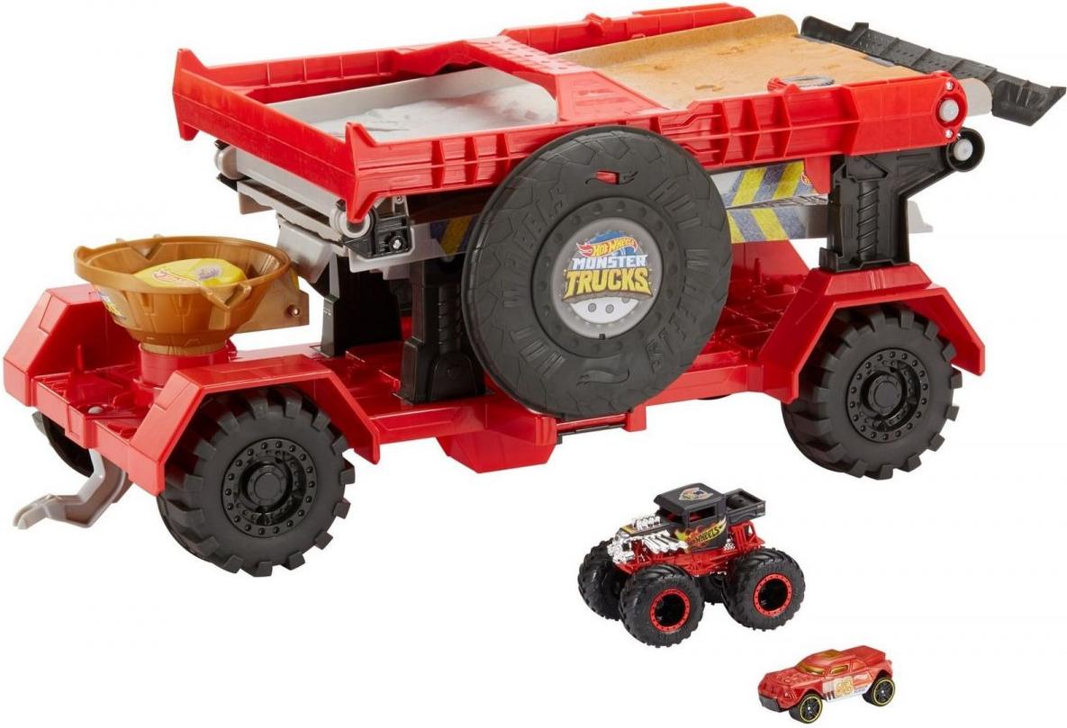 

Передвижной трамплин Hot Wheels Монстр трак GFR15, Монстр трак Передвижной трамплин GFR15