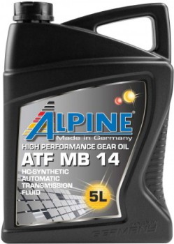 

Трансмиссионное масло Alpine ATF MB 14 5л (0101542)