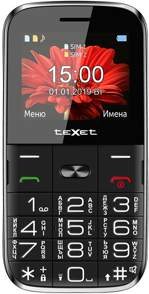 

Мобильный телефон TeXet TM-B227 черный [126837], Мобильный телефон TeXet TM-B227 (черный)