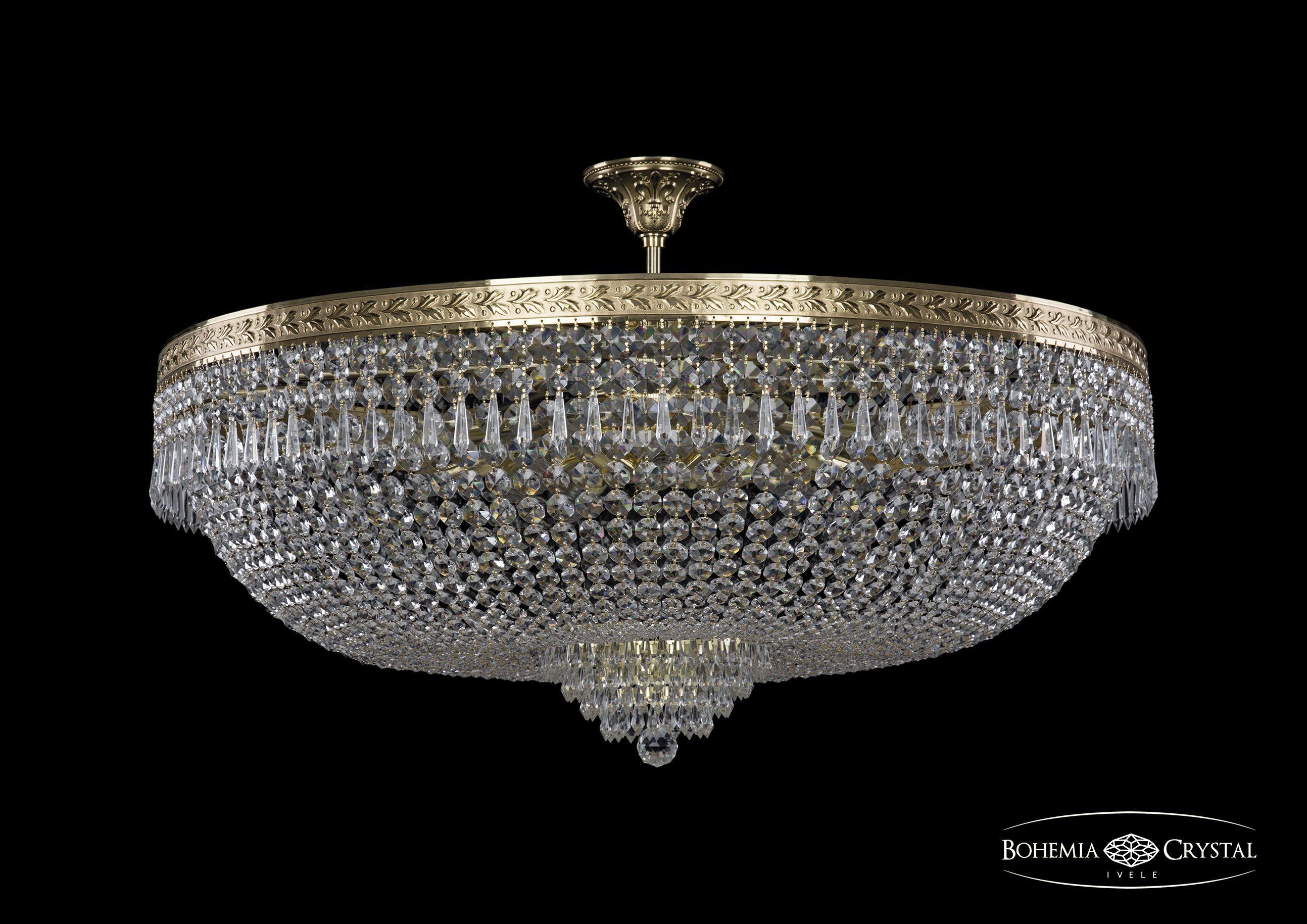 

Люстра на штанге Bohemia Ivele Crystal 19271/100IV G