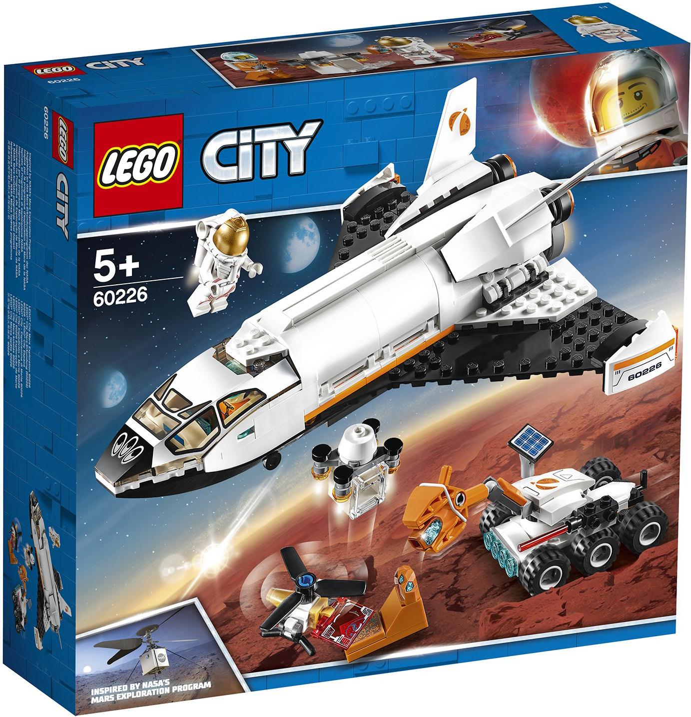 

Конструктор LEGO CITY 60226 Шаттл для исследований Марса, CITY Шаттл для исследований Марса