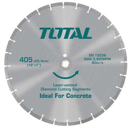 

Алмазный диск для резки асфальта Total TAC2164051