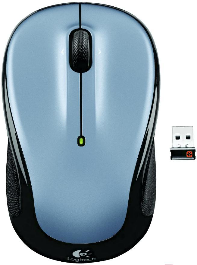 

Мышь Logitech M325 Wireless Mouse (светло-серый ) [910-002334], Мышь Logitech M325 (910-002334)