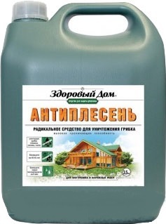 

Антисептик для древесины Здоровый дом Антиплесень 3.5кг