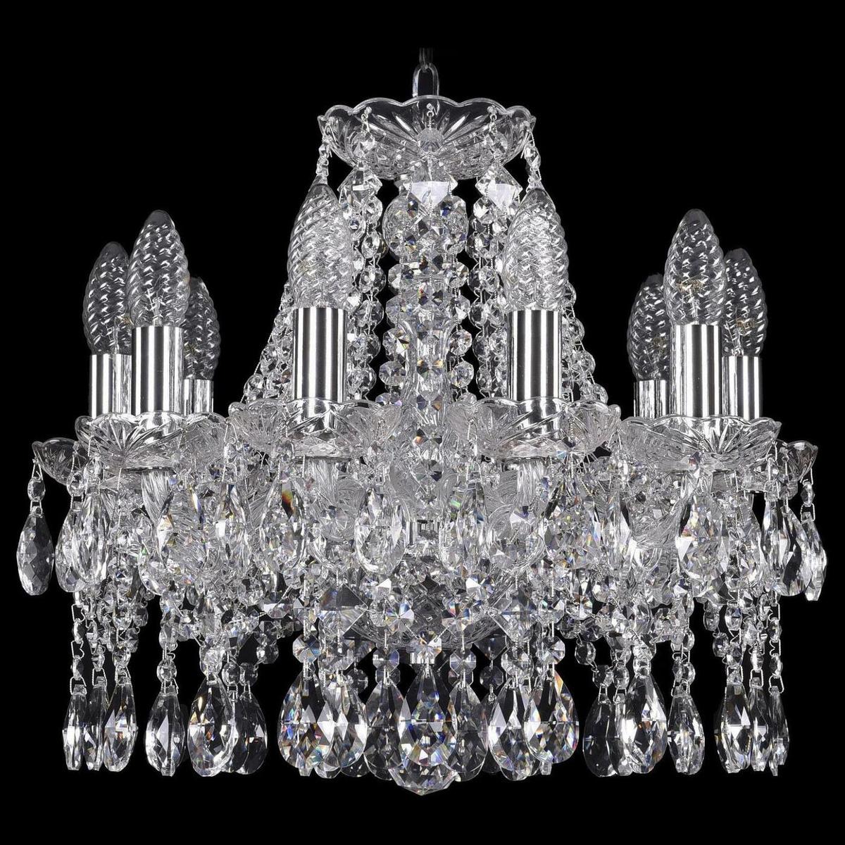

Подвесная люстра Bohemia Ivele Crystal 1413/10/141/Ni