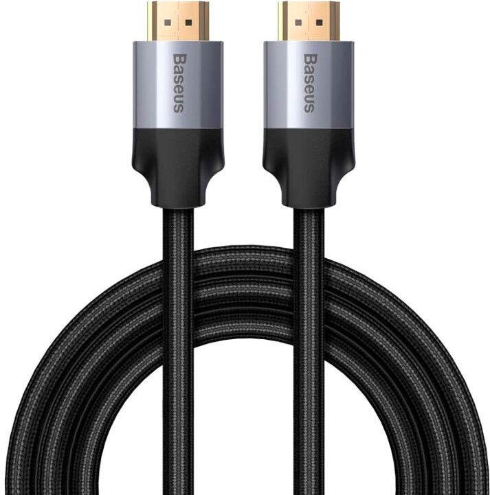 

Кабель для компьютера Baseus Enjoyment Series 4KHD Male To 4KHD Male Adapter кабель 3m темно-серый серый [CAKSX-D0G], Enjoyment Series 4KHD Male To 4KHD Male Adapter кабель 3m темно-серый