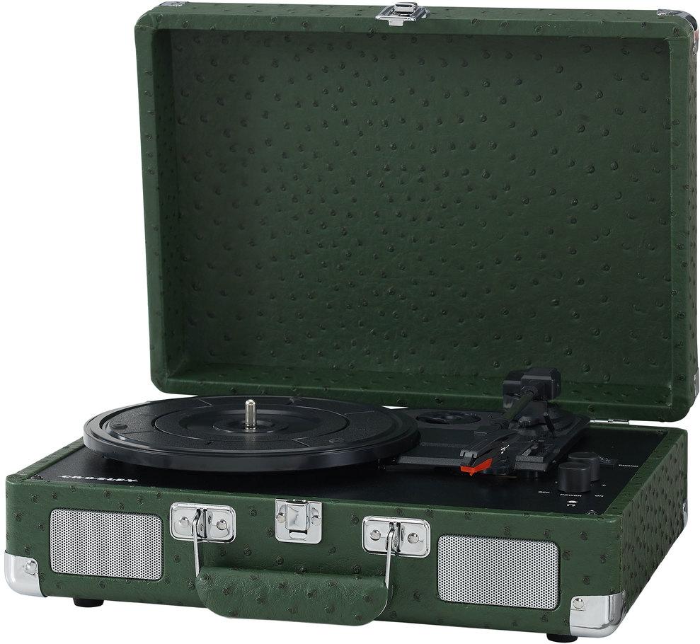 

Виниловый проигрыватель Crosley Cruiser Plus Green Ostrich [CR8005F-OS4], Виниловый проигрыватель Crosley Cruiser Plus CR8005F-OS4 Green Ostrich