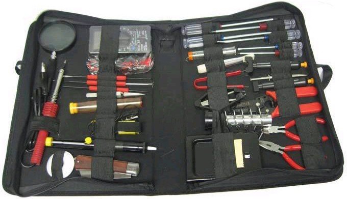 

Специнструмент Gembird TK-SOLDER 28 предметов, Набор инструментов Gembird TK-SOLDER 28 предметов