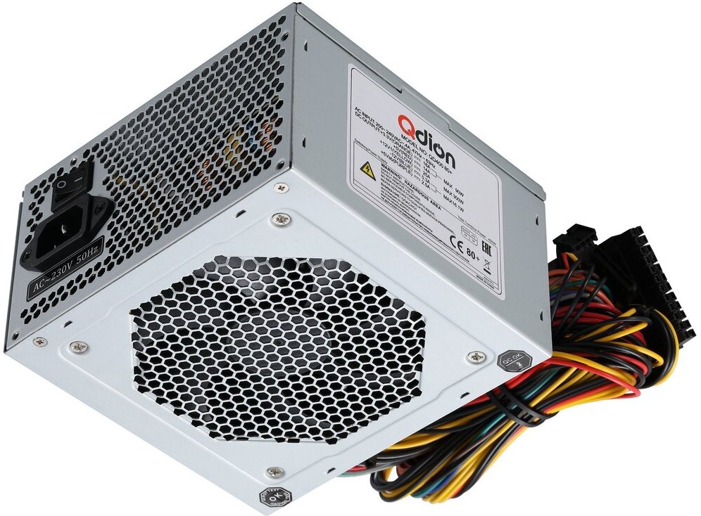 

Блок питания Qdion QD400 80+ 400W, Блок питания для компьютеров Qdion QD400 80+ 400W