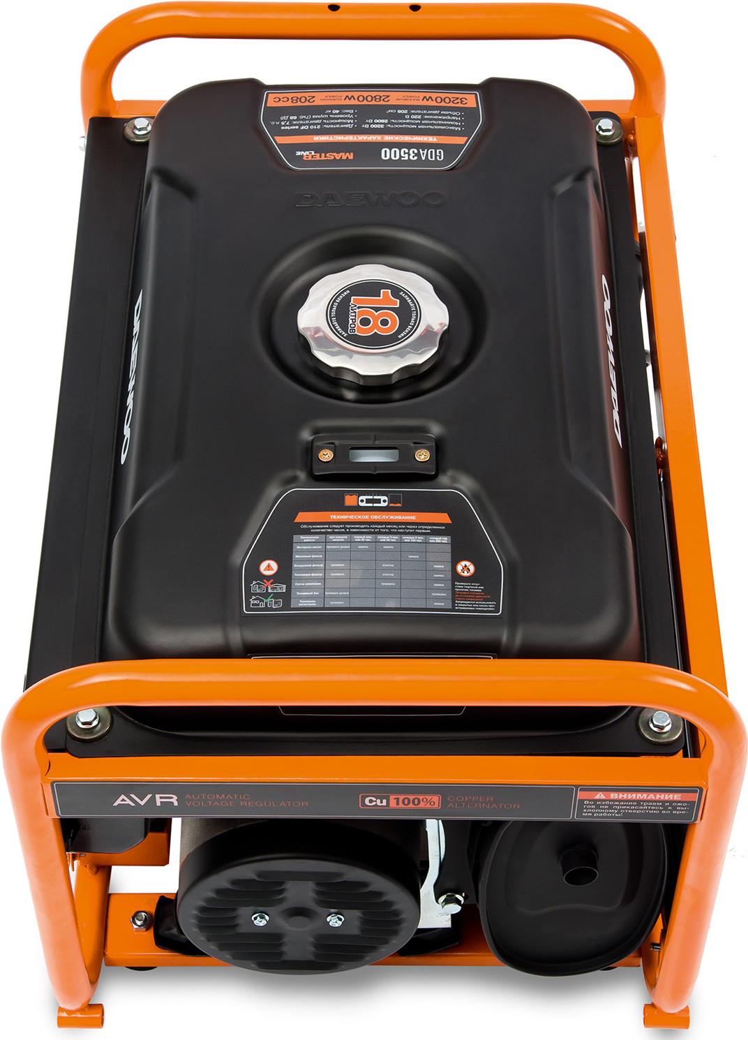 

Бензиновый генератор Daewoo Power GDA 3500, GDA 3500
