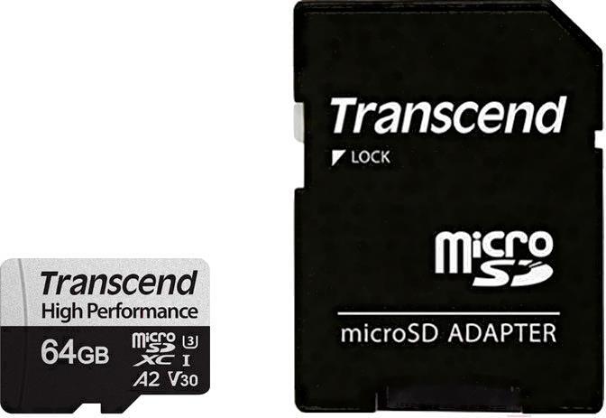 

Карта памяти Transcend 64GB UHS-I U3 microSD [TS64GUSD330S], Карта памяти Transcend 64GB UHS-I U3 microSD TS64GUSD330S