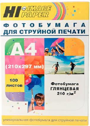 

Фотобумага Hi-Black Hi-Image глянцевая А4, 210 г/м2, 100 л [A200402U], Hi-Image глянцевая А4 210 г/м2 100л