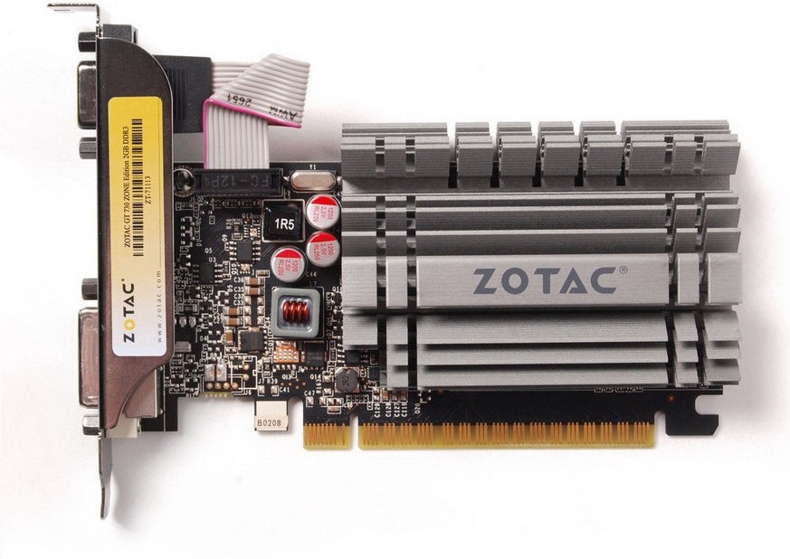 

Видеокарта ZOTAC GeForce GT 730 2GB DDR3 Zone Edition (ZT-71113-20L)