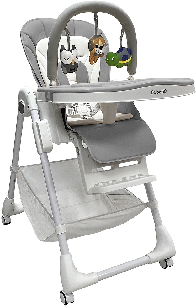 

Стульчик для кормления Bubago Amelia Light Grey (BG 103-2)