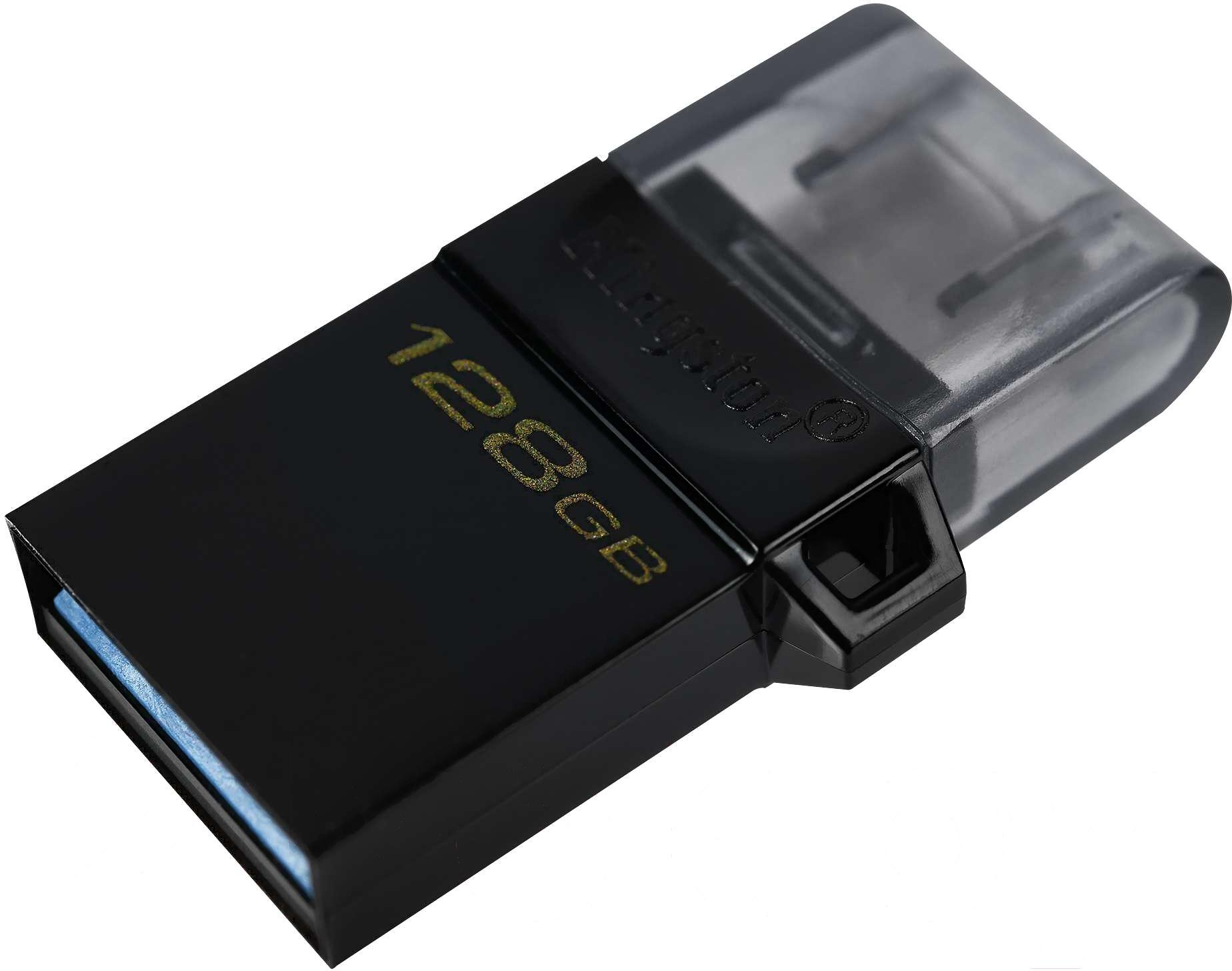 

Usb flash Kingston DataTraveler microDuo3 G2 USB3.2/USB-C OTG Drive 128Gb [DTDUO3G2/128GB], USB Flash Kingston DataTraveler microDuo 3.0 G2 128GB