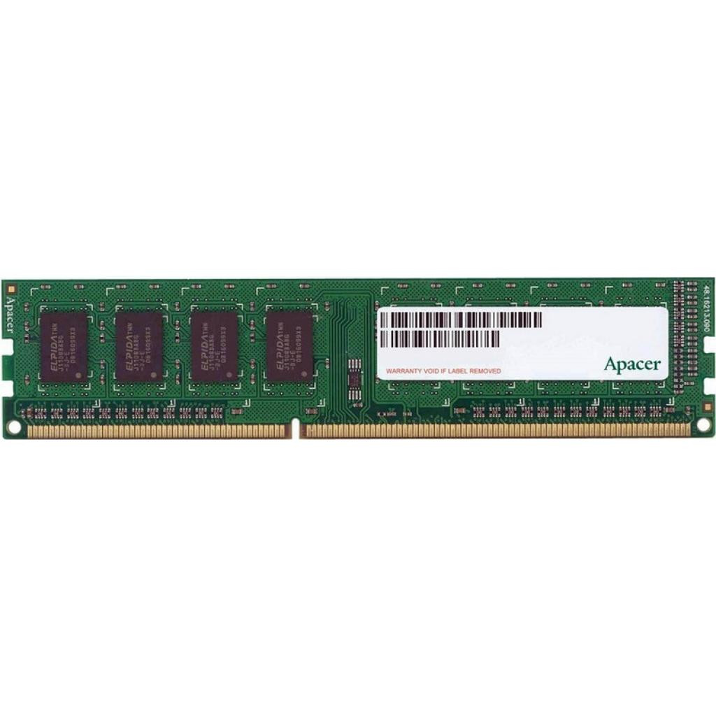 

Оперативная память Apacer 4ГБ DDR3 1600MHz NON-ECC 2Rx8, 4ГБ DDR3 1600MHz NON-ECC 2Rx8