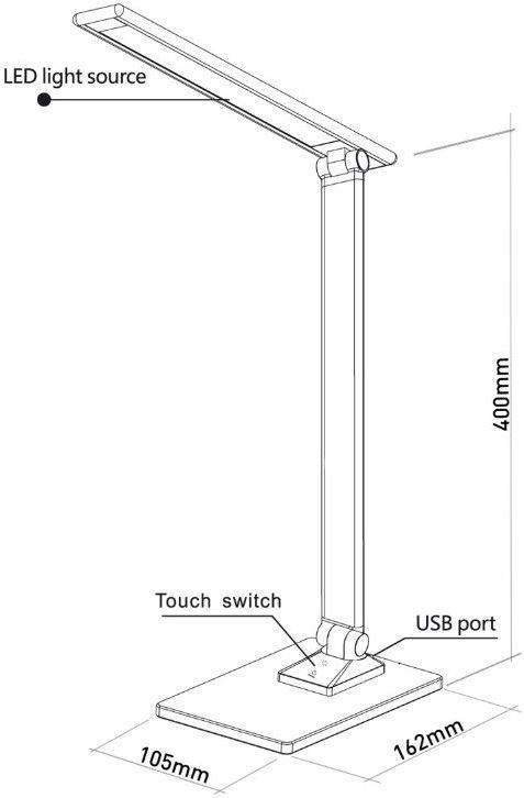 

Настольная лампа Platinet PDLX14S