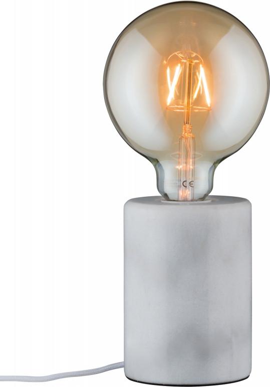 

Paulmann Caja Tischl rd max1x20W E27 Ws Marmor [79601], Настольная лампа Paulmann Caja Tischl rd max1x20W E27 Ws Marmor 79601