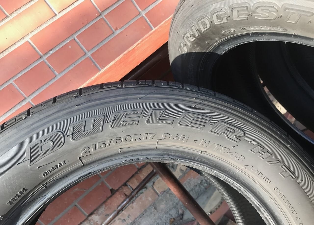 

Автомобильные шины Bridgestone Dueler H/T 843 215/60R17 96H