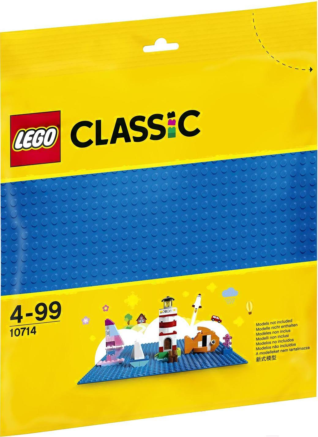 

Элемент конструктора Lego Classic Синяя базовая пластина 10714, Конструктор LEGO Classic 10714 Синяя базовая пластина