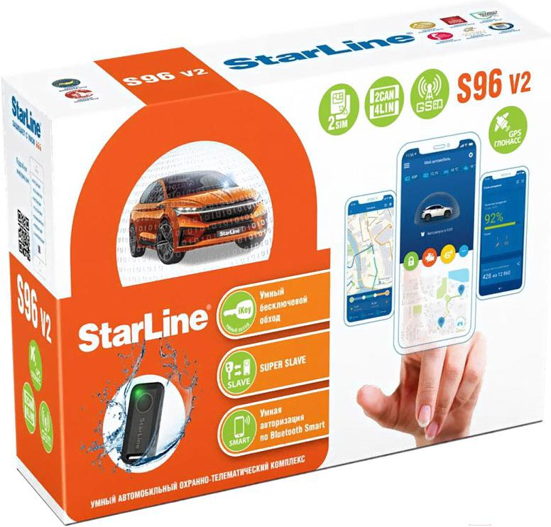

Автосигнализация StarLine S96BT v2 GSM-GPS