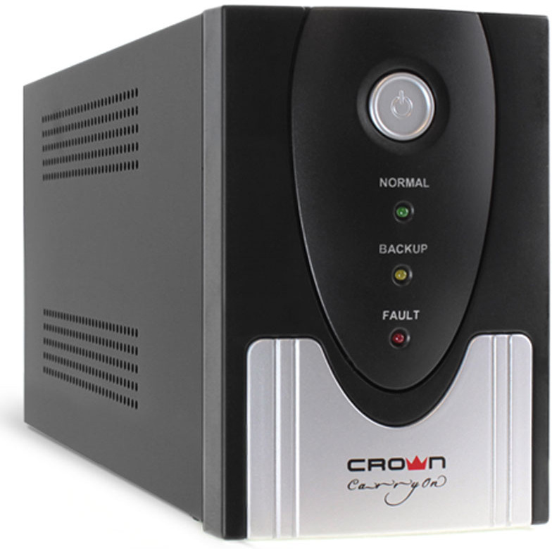 

Источник бесперебойного питания CROWN Line Intractive CMU-SP650IEC 650VA\360W металл [CM000001867], Источник бесперебойного питания Crown CMU-SP650IEC