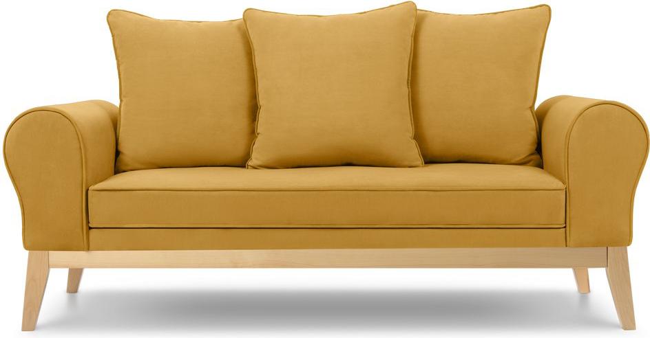 

Диван Woodcraft Коро Velvet Yellow, Коро Velvet
