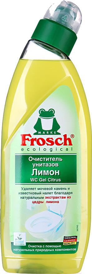 

Чистящее средство для унитаза Frosch Лимон 750мл, Лимон 750мл