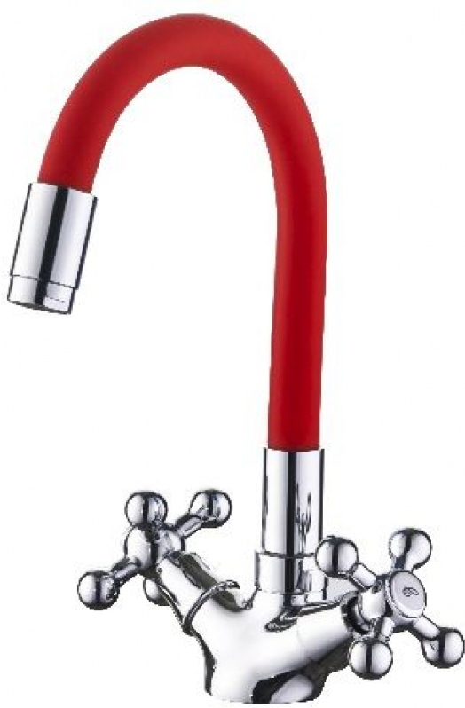 

Смеситель Ledeme L1319-1 красный