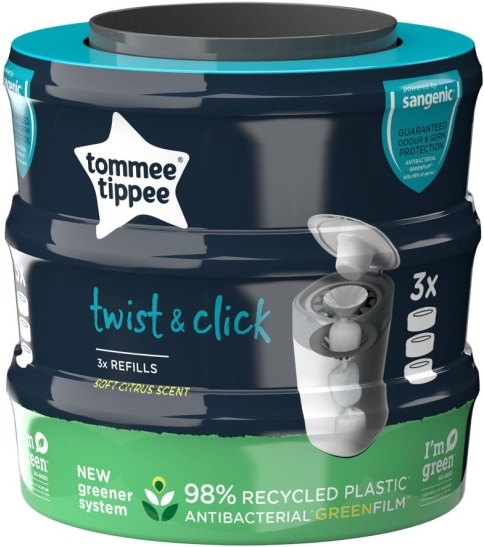 

Кассета для утилизации подгузников Tommee Tippee 3шт. 85100702