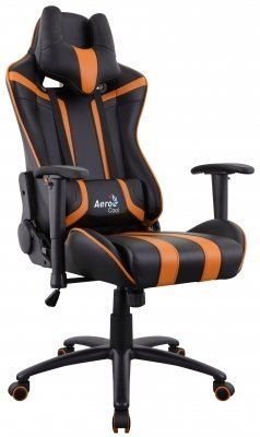 

Кресло AeroCool AC120 AIR черный/оранжевый, AC120 AIR с перфорацией