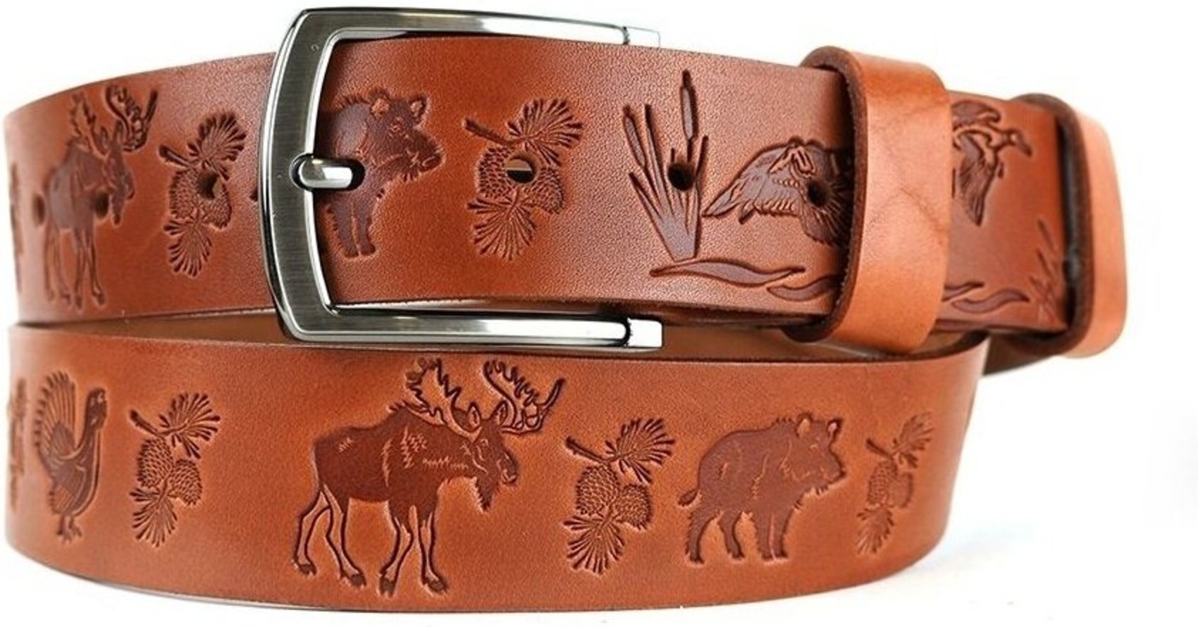 

Ремень WILD BEAR RM-051f Premium 140 см Light Brown
