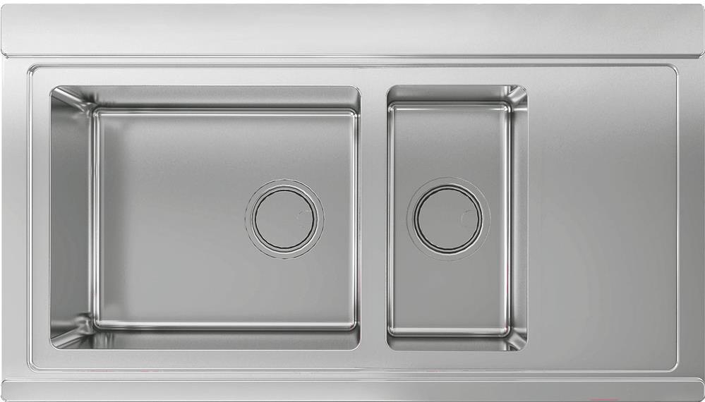 

Мойка кухонная Smeg LRX9015D, Кухонная мойка Smeg LRX9015D Stainless steel