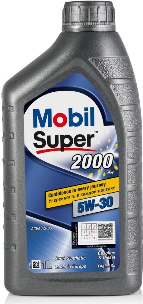 

Моторное масло Mobil Super 2000 X1 5W30 1л