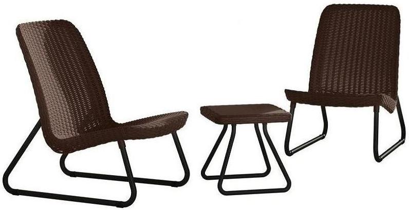 

Комплект садовой мебели Keter Rio Patio set коричневый [211426], Rio Patio set