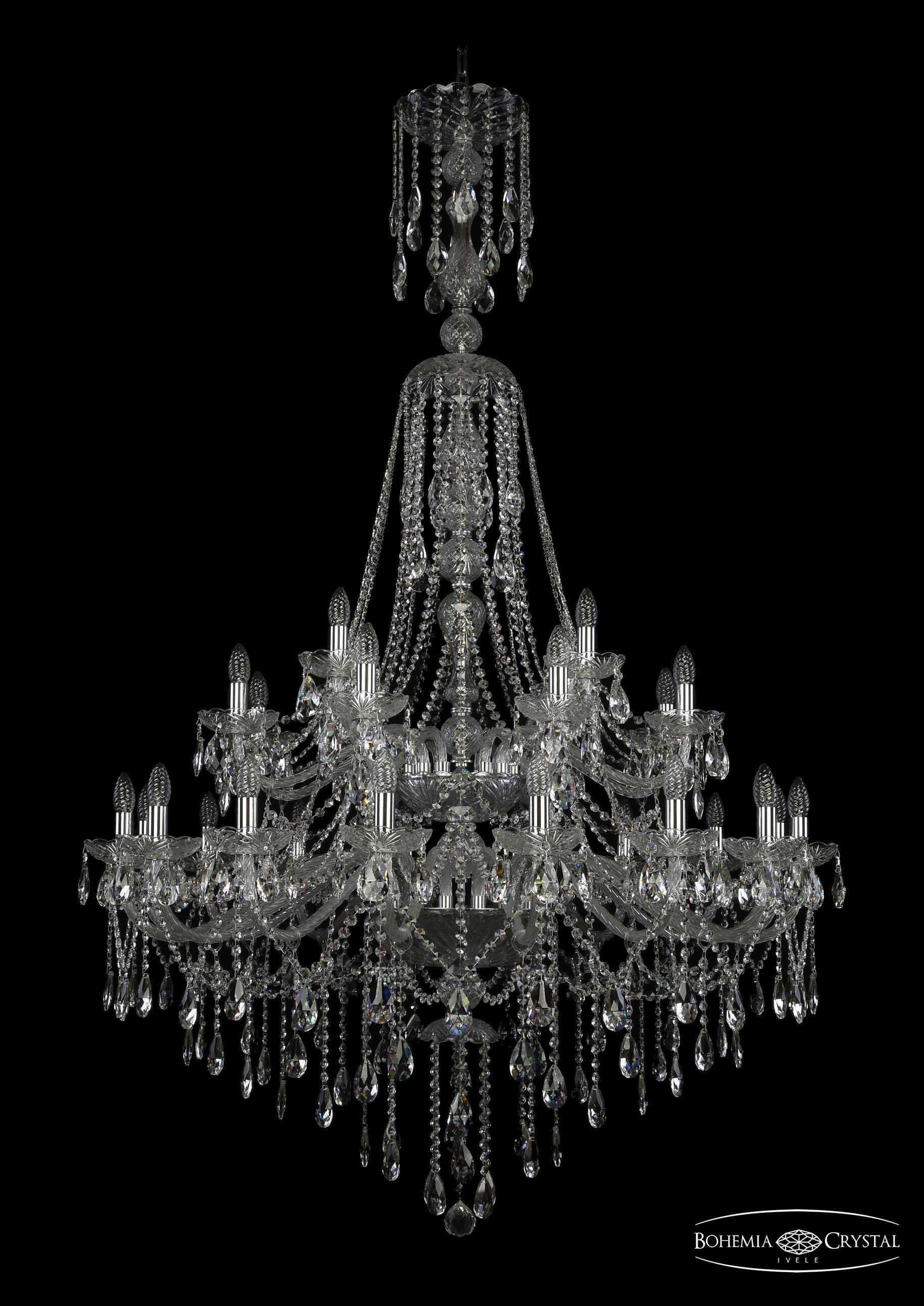 

Подвесная люстра Bohemia Ivele Crystal 1415/16+8+4/400/XL-185/2d/Ni