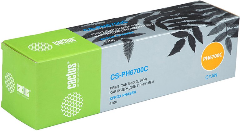 

Картридж лазерный Cactus CS-PH6700C голубой