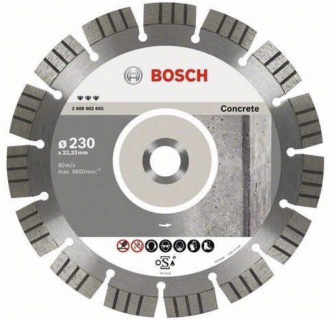 

Алмазный диск Bosch 2.608.602.665, Алмазный диск Bosch 230-22.23 Best for Universal+Metal 2.608.602.665